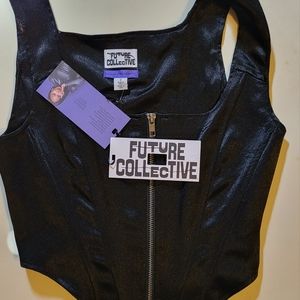 Future Collective  (Kahlana Barfield Brown) Black Vest